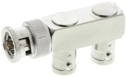 Produktfoto 1 von Telegärtner HF Adapter, 75 Ω, T, 4GHz Buchse Buchse, Koaxial Nennspannung