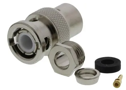 Produktfoto 1 von Telegärtner BNC Stecker Koaxialsteckverbinder BNC-Steckverbinder, Kabel, für RG58C/U-Kabel, 50 Ω Klemme, Standard,