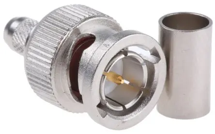 Produktfoto 1 von Telegärtner BNC Stecker Koaxialsteckverbinder BNC-Steckverbinder, Kabel, für RG62A/U-Kabel, 75 Ω Crimpbefestigung,