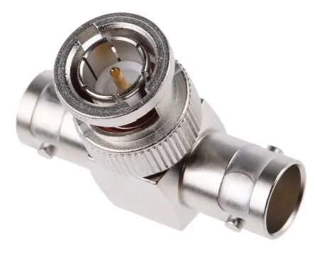 Produktfoto 1 von Telegärtner HF Adapter, 75 Ω, T, 4GHz Buchse Stecker, Koaxial Nennspannung