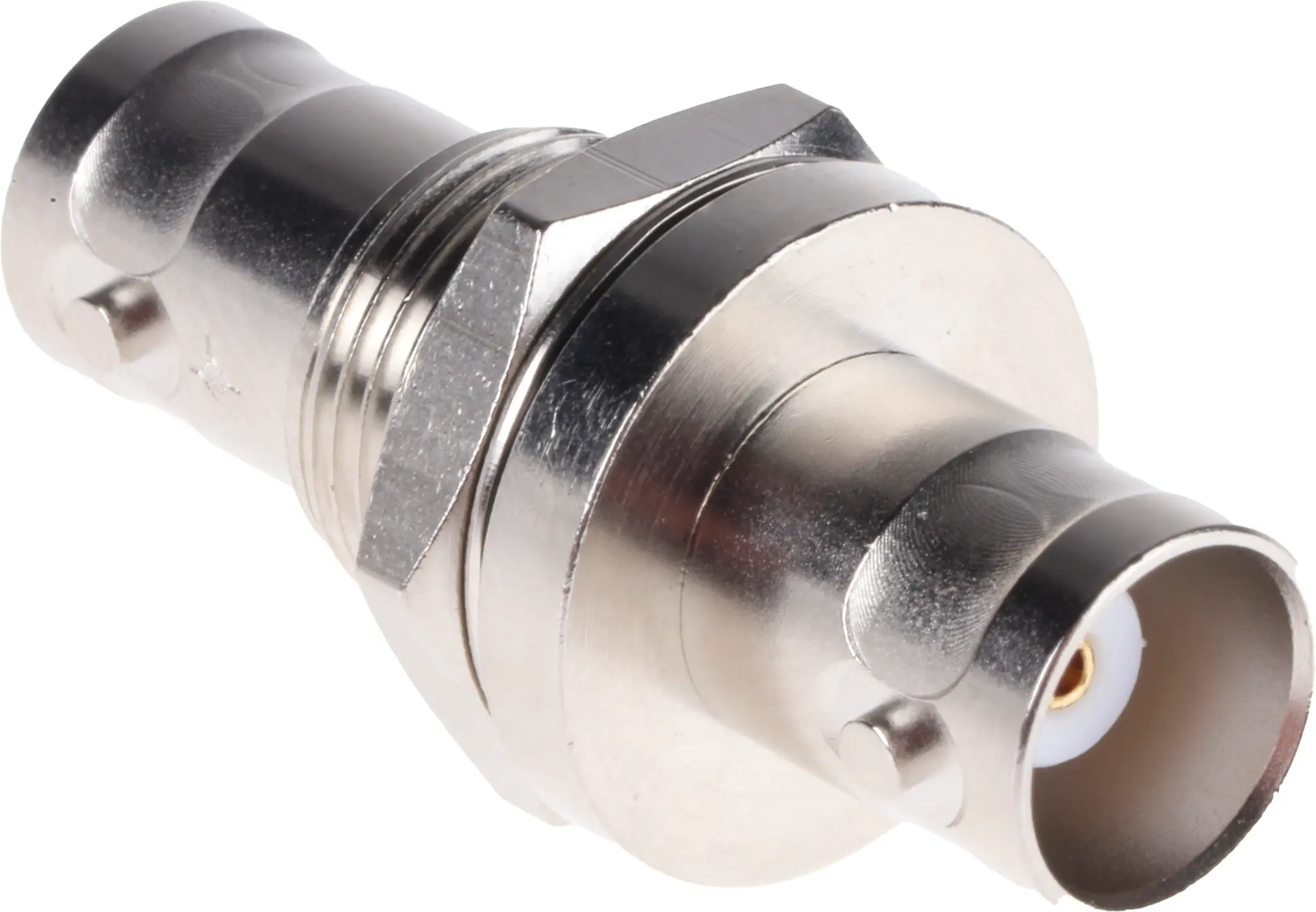 Produktfoto 1 von Telegärtner HF Adapter, 50 Ω, Gerade, 4 GHz Buchse Buchse, Koaxial Nennspannung