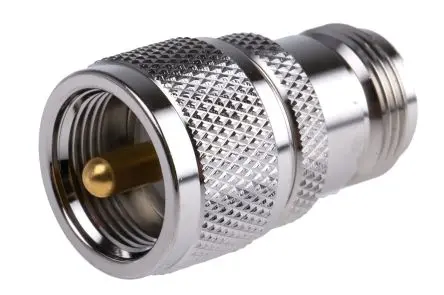 Produktfoto 1 von Telegärtner HF Adapter, 50 Ω, Gerade, 200Hz Buchse Stecker, Koaxial Nennspannung