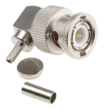 Produktfoto 1 von Telegärtner BNC Stecker Koaxialsteckverbinder BNC-Steckverbinder, Kabel, für RG316/U-Kabel, 50 Ω Crimpbefestigung,