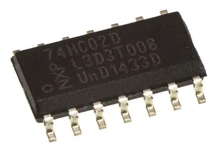 Produktfoto 1 von Nexperia Logikgatter, 4-Elem., NOR, HC, 5.2 mA, 14-Pin, SOIC, 2