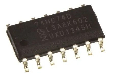 Produktfoto 1 von Nexperia IC Flip-Flop 2, HC, Doppel-D-Typ, Einseitig, SOIC, 14-Pin