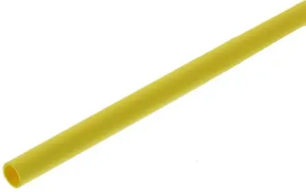 Produktfoto 1 von TE Connectivity RNF-100 Wärmeschrumpfschlauch, Polyolefin Gelb, Ø 1.6 mm Schrumpfrate 2:1, Länge 1.2m