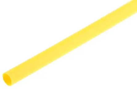 Produktfoto 1 von TE Connectivity RNF-100 Wärmeschrumpfschlauch, Polyolefin Gelb, Ø 2.4 mm Schrumpfrate 2:1, Länge 1.2m