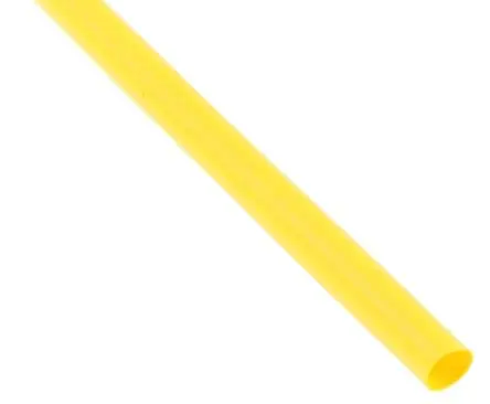 TE Connectivity RNF-100 Wärmeschrumpfschlauch, Polyolefin Gelb, Ø 4.8 mm Schrumpfrate 2:1, Länge 1.2m