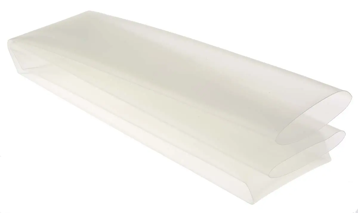 Produktfoto 1 von TE Connectivity RNF-100 Wärmeschrumpfschlauch, Polyolefin Klar, Ø 51 mm Schrumpfrate 2:1, Länge 1.2m