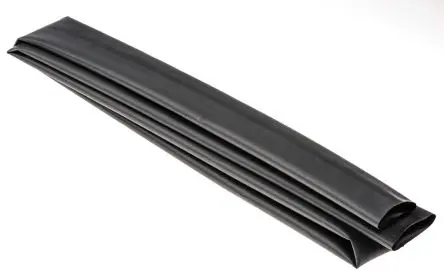 Produktfoto 1 von TE Connectivity RP-4800 Wärmeschrumpfschlauch, Polyolefin Schwarz, Ø 25.4 mm Schrumpfrate 4:1, Länge 1m