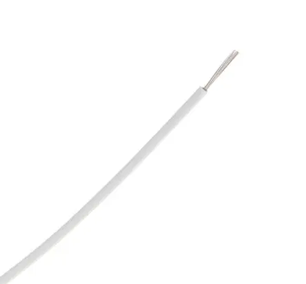 Produktfoto 1 von TE Connectivity M22759 Schaltdraht, 20 AWG 100 m Weiß Ø 1.27 mm 19 Litzen Ethylen-Tetrafluorethylen