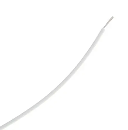 Produktfoto 1 von TE Connectivity M81044 Schaltdraht, 16 AWG 100 m Weiß Ø 1.83 mm 19 Litzen Polyalkene