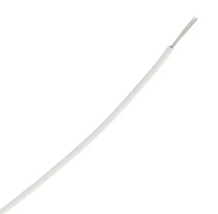 Produktfoto 1 von TE Connectivity M22759 Schaltdraht, 20 AWG 100 m Weiß Ø 1.47 mm 19 Litzen Ethylen-Tetrafluorethylen