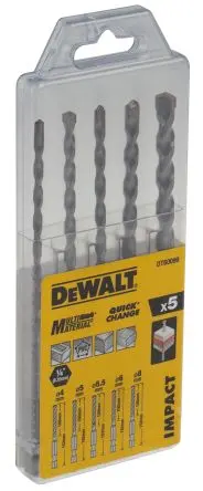 Produktfoto 1 von DeWALT Hartmetall Drehung Satz 4 mm → 8 mm, 5-teilig für Mehrmaterial