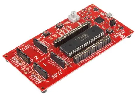 Produktfoto 1 von Microchip Curiosity HPC, Entwicklungsboard Entwicklungsboard PIC8 PIC PIC16F18875
