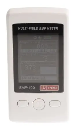 Produktfoto 1 von RS PRO Gaußmeter 0.02μT 50 Hz / 2000mg 60 Hz ±15 % + 100 Digit 0.01 μT, 0.01 mG