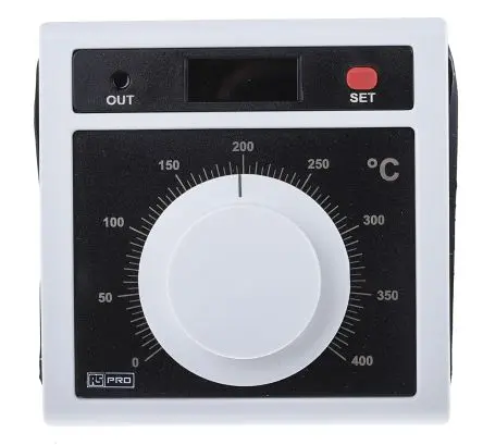 RS PRO 124-1044 Ein-Aus-Temperaturregler Frontplattenmontage, 1 x Relais Ausgang/ Thermoelement Typ J Eingang 253V ac