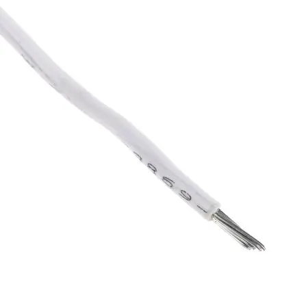 Alpha Wire Hookup Wire PVC Schaltdraht, 18 AWG 305 m Weiß Ø 2.01 mm 16 Litzen