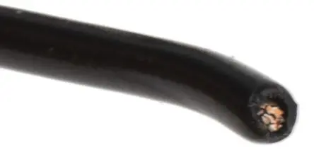 Produktfoto 1 von Alpha Wire Hookup Wire PVC Schaltdraht, 18 AWG 304 m Schwarz Ø 2.01 mm 16 Litzen