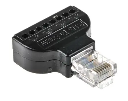 Produktfoto 1 von RS PRO, CLB RJ-Adapter, RJ45, 8 -Port, L 37.6 mm, Typ Adapter