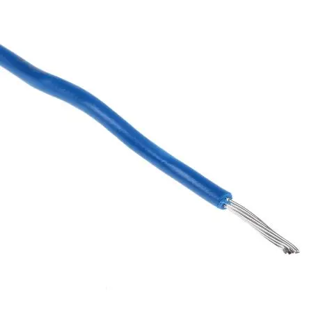 Produktfoto 1 von Alpha Wire Hookup Wire PVC Schaltdraht, 18 AWG 305 m Blau Ø 2.01 mm 16 Litzen
