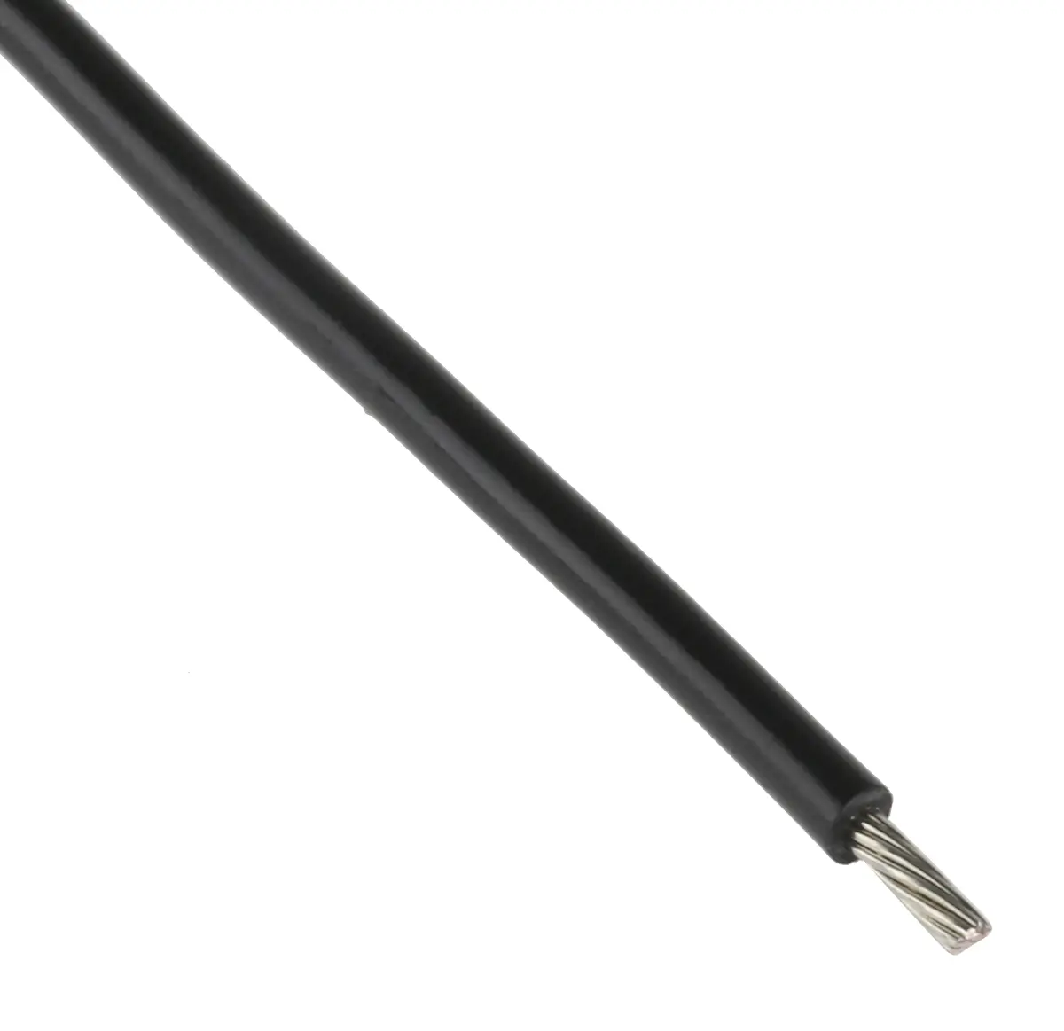 Produktfoto 1 von Alpha Wire Einzeladerleitung 0.51 mm², 20 AWG 305m Schwarz PVC isoliert Ø 1.75mm 10/0,25 mm Litzen UL1007