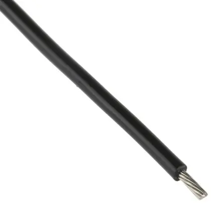 Produktfoto 1 von Alpha Wire Hookup Wire PVC Schaltdraht, 20 AWG 305 m Schwarz Ø 1.75 mm 10 Litzen
