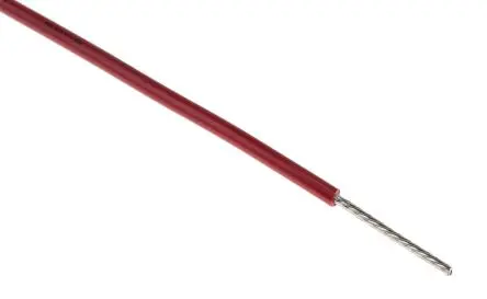 Produktfoto 1 von Alpha Wire Hookup Wire PVC Schaltdraht, 20 AWG 305 m Rot Ø 1.75 mm 10 Litzen