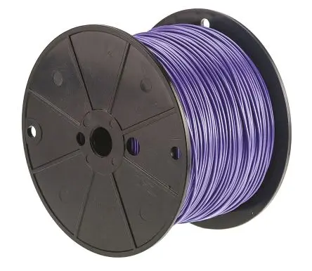 Produktfoto 1 von Alpha Wire Hookup Wire PVC Schaltdraht, 18 AWG 305 m Violett Ø 2.01 mm 16 Litzen Polyvinylchlorid