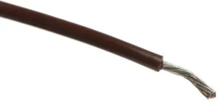 Produktfoto 1 von Alpha Wire Hookup Wire PVC Schaltdraht, 20 AWG 305 m Braun Ø 1.75 mm 10 Litzen