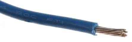 Produktfoto 1 von Alpha Wire Hookup Wire PVC Schaltdraht, 20 AWG 305 m Blau Ø 1.75 mm 10 Litzen