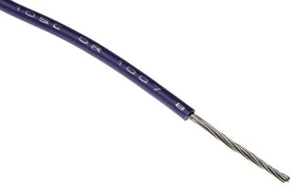 Produktfoto 1 von Alpha Wire Hookup Wire PVC Schaltdraht, 20 AWG 305 m Violett Ø 1.75 mm 10 Litzen