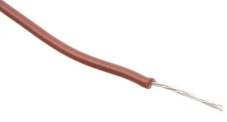 Alpha Wire Hookup Wire PVC Schaltdraht, 24 AWG 305 m Braun Ø 1.42 mm 7 Litzen Polyvinylchlorid