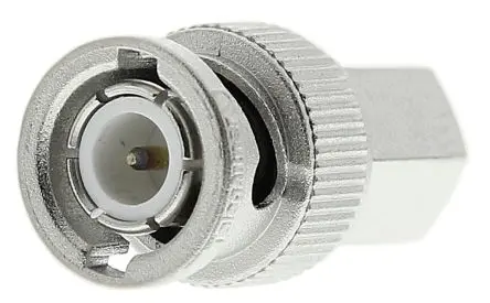 Produktfoto 1 von Telegärtner HF Adapter, 50 Ω, Gerade, 4Hz Stecker Stecker, Koaxial Nennspannung