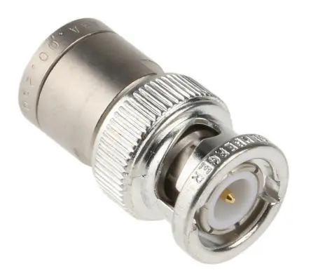 Produktfoto 1 von LEMO HF Adapter, 50 Ω, Gerade Buchse Stecker, Koaxial Nennspannung