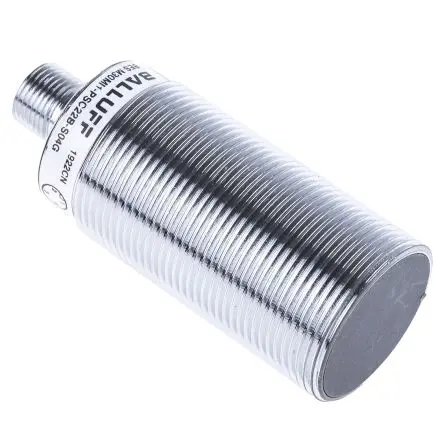 Produktfoto 1 von BALLUFF M30 Induktiver Näherungssensor, Gewinderohr PnP / 200mA 22 mm, IP67 30 V dc