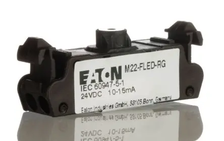 Produktfoto 1 von Eaton RMQ Titan M22 LED-Block Anzeigenblock LED Rot, Grün beleuchtet 24V Einsteckbar