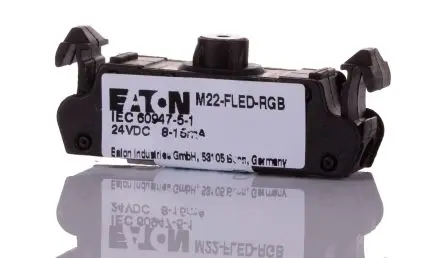 Produktfoto 1 von Eaton RMQ Titan M22 LED-Block Anzeigenblock LED Blau, Grün, Rot beleuchtet 24V dc