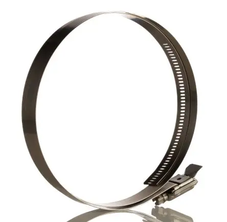 Jubilee Edelstahl Schlauchschelle Schneckengewinde, mit Schlitzschraube 280 mm