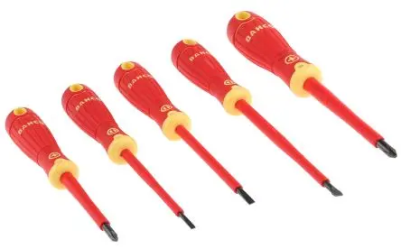Produktfoto 1 von Bahco Isolierter Schraubendrehersatz, 5-teilig Schlitz, PHILLIPS®