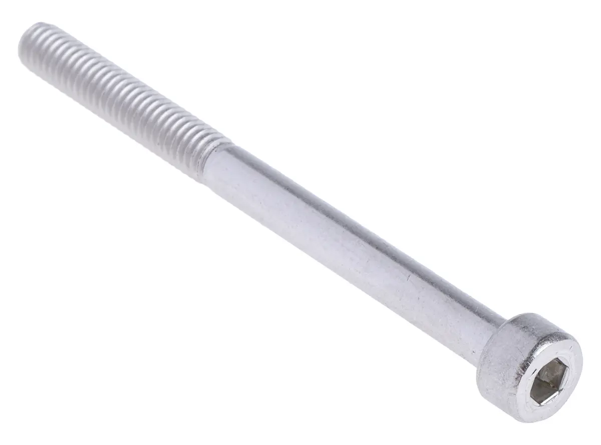 Produktfoto 1 von RS PRO Zylinderkopf Innensechskantschraube, Edelstahl A2, M4 x 0.7mm, 50mm