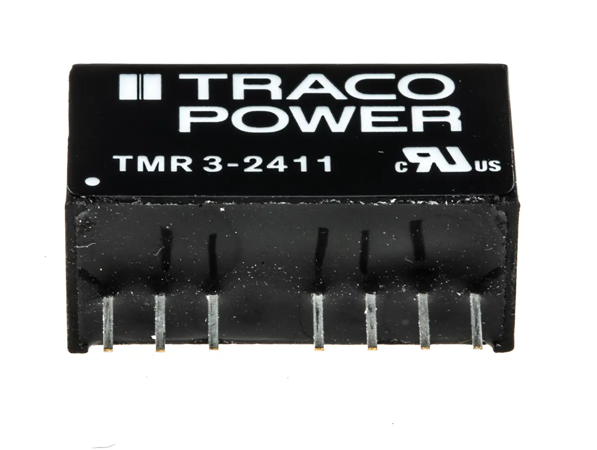 TRACOPOWER TMR 3 DC/DC-Wandler 3W 24 V dc IN, 5V dc OUT / 600mA Durchsteckmontage 1.5kV dc isoliert
