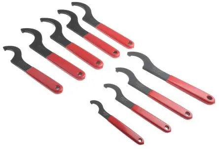 Produktfoto 1 von SKF Schraubenschlüsselsatz Hakenschlüssel-Satz, 9-teilig 4 Up To 16lock nut size