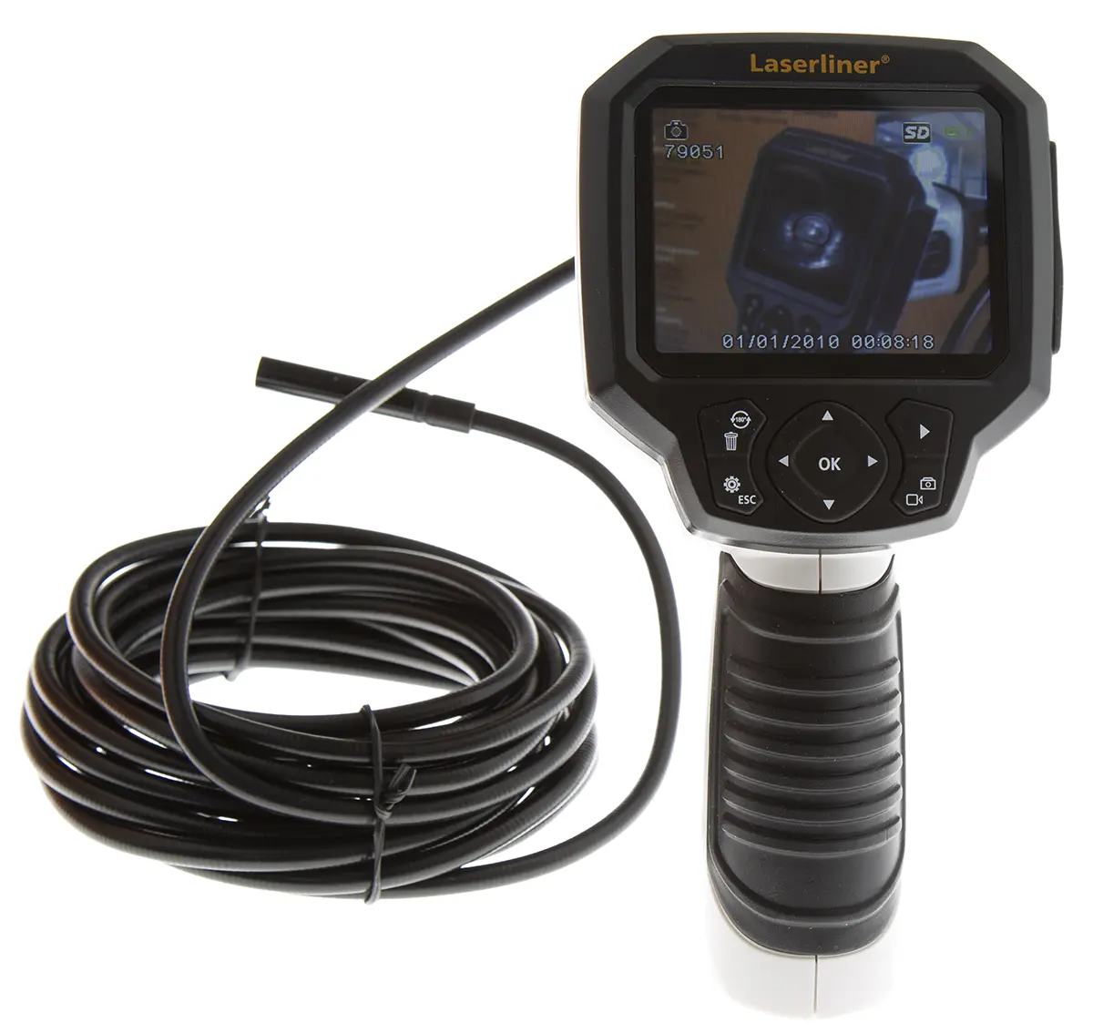 Produktfoto 1 von Laserliner LED Videoskop, Sonde Ø 9 mm x 5 m 640 x 480 pixel
