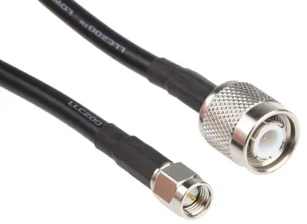 Produktfoto 1 von Siretta SMA, TNC RF LLC200A Koaxialkabel, Abgeschlossen, 50 Ω, 10 m, Aussen ø 4.94 mm Außen-ø , Schwarz