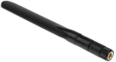 Produktfoto 1 von Siretta Multiband-Antenne, Innen-, Rundstrahl, Flachstift, SMA, Stecker, 2 dBi