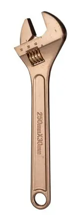 Produktfoto 1 von Bahco Schraubenschlüssel Einstellbar Nicht parkend, Metall Griff, Backenweite 30 mm, / Länge 250mm