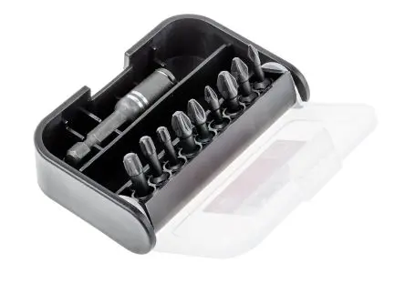 Produktfoto 1 von RS PRO Phillips, Pozidriv, Innensechsrund Schlag Edelstahl 1/4 in PH2, PH3, PZ1, PZ2, PZ3, T20, T25, T30, Länge 25 mm,