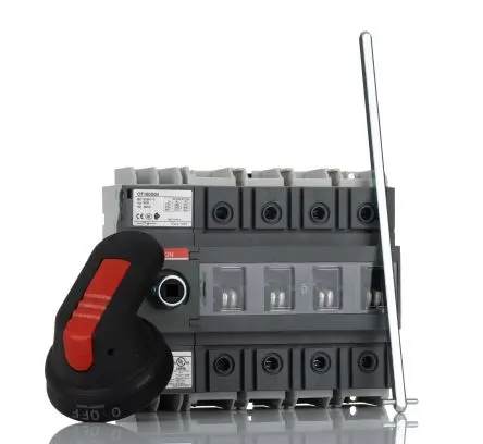 Produktfoto 1 von ABB OT160G Trennschalter 4-polig Basis 160A 132 kW Schwarz IP20 3, 1-phasig