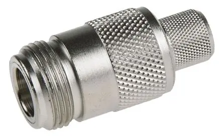 Produktfoto 1 von Telegärtner N Buchse Koaxialsteckverbinder N-Steckverbinder, Kabel, für RG213/U-Kabel, 50 Ω Crimpbefestigung, Standard,